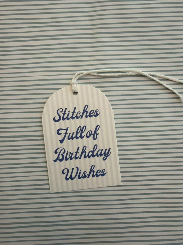 Needlepoint Birthday Gift Tags – Stitches Full of Wishes Set