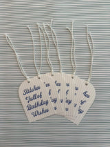 Needlepoint Birthday Gift Tags – Stitches Full of Wishes Set