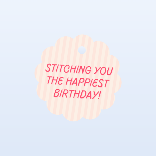 "Stitching You" Gift Tag Set