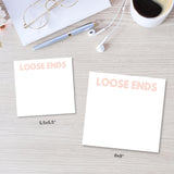 Funny Needlepoint Gift Notepad | "Loose Ends" Stitching To-Do List Pad | Needlepoint Lover Gift | Tear-Off Notepad for Stitchers